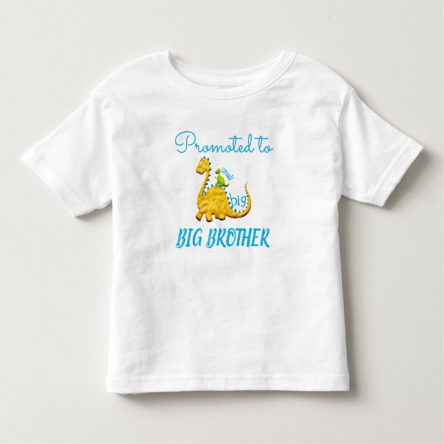 Gefördert zum großen Bruder Kleinkind T-shirt (Vorderseite)