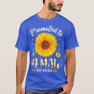 Gefördert zum Memaw Est 2022 Sonnenblumen neues Me T-Shirt