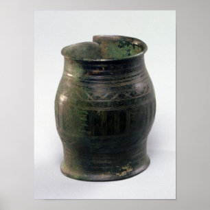 Geformte Armbinde der Tonne, Hallstatt Kultur Poster