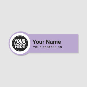 Geformtes Mitarbeiter-Pin-Name-Tag-Geschäftslogo Namensschild
