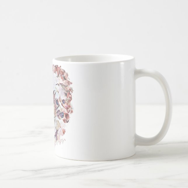 Geformtes Morkie Herz entwarf Tasse (Rechts)