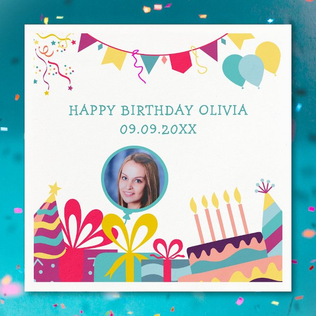 Gefreuter Text zum benutzerdefinierten Foto der Ge Serviette (Von Creator hochgeladen)