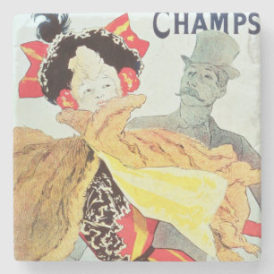 Gefrieren Sie Palace', Champions Elysees, Paris, Steinuntersetzer