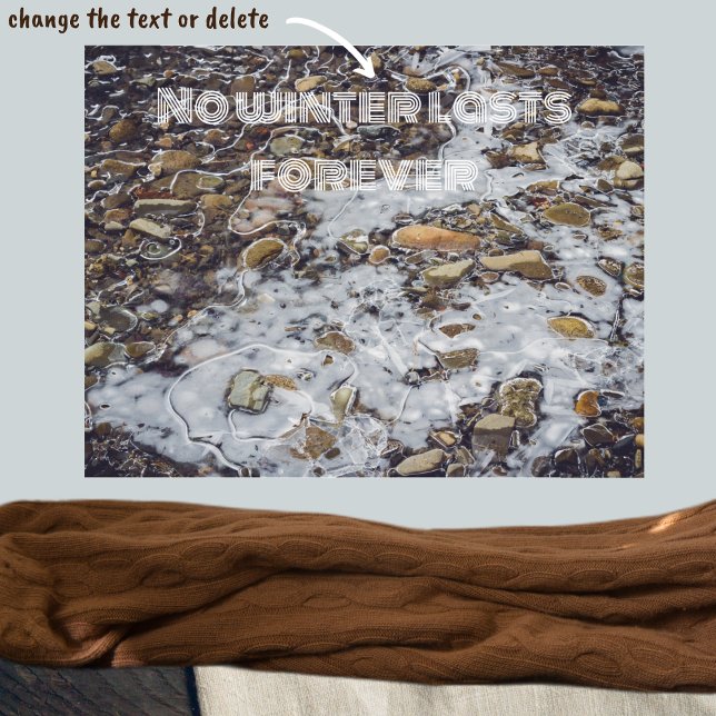 Gefriergebirgsbach Poster (Von Creator hochgeladen)