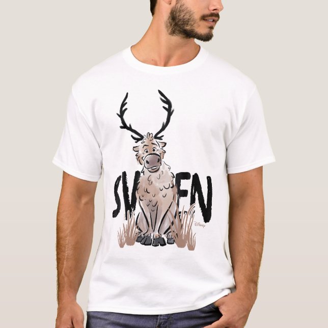 gefroren 2 - Sven Watercolor T-Shirt (Vorderseite)