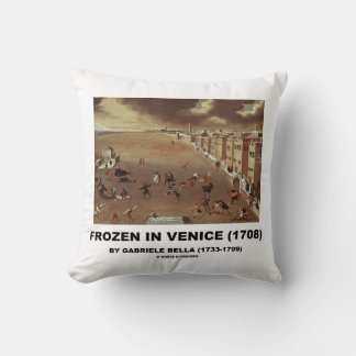 Gefroren in Venedig (1708) von Gabriele Bella Kissen