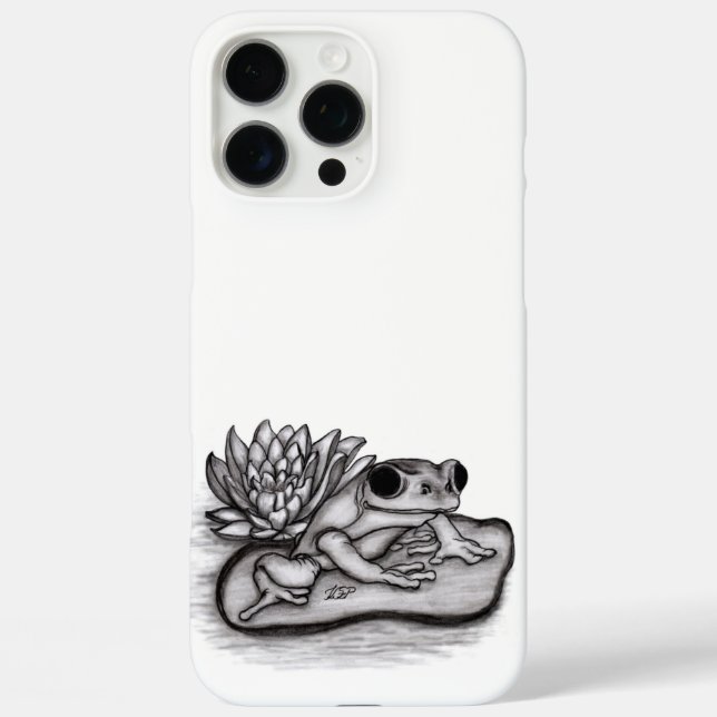 Gefroren mit Lotus-Blume Case-Mate iPhone Hülle (Rückseite)