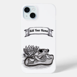 Gefroren mit Lotus-Blume , Name hinzufügen Case-Mate iPhone Hülle