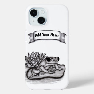Gefroren mit Lotus-Blume , Name hinzufügen Case-Mate iPhone Hülle