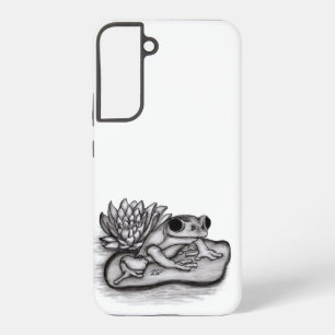 Gefroren mit Lotus-Blume Samsung Galaxy Hülle