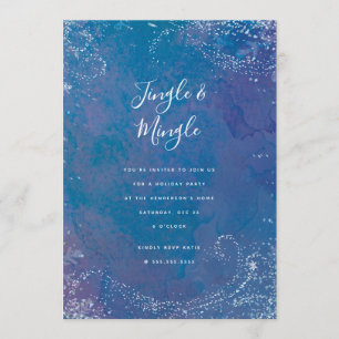 Gefrorene Aufregungs-Feiertags-Party Einladung