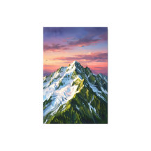 Gefrorene Berglandschaft Naturliebhaber Leinwand W