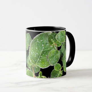 Gefrorene Blätter Tasse