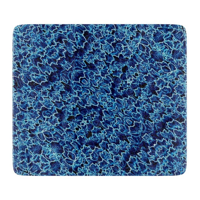 Gefrorene Blaue Efeu-Kühle Schneidebrett (Vorderseite)