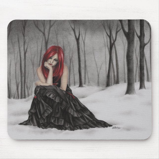 Gefrorene Herzen Mousepad (Vorne)
