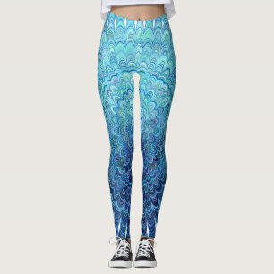 Gefrorene ovale Mandala Leggings