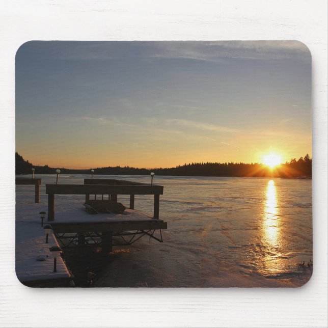 Gefrorene Reflexion Mousepad (Vorne)