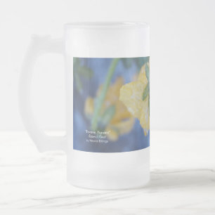 "Gefrorene Stiefmütterchen" 16-Oz.Mattierte Tasse