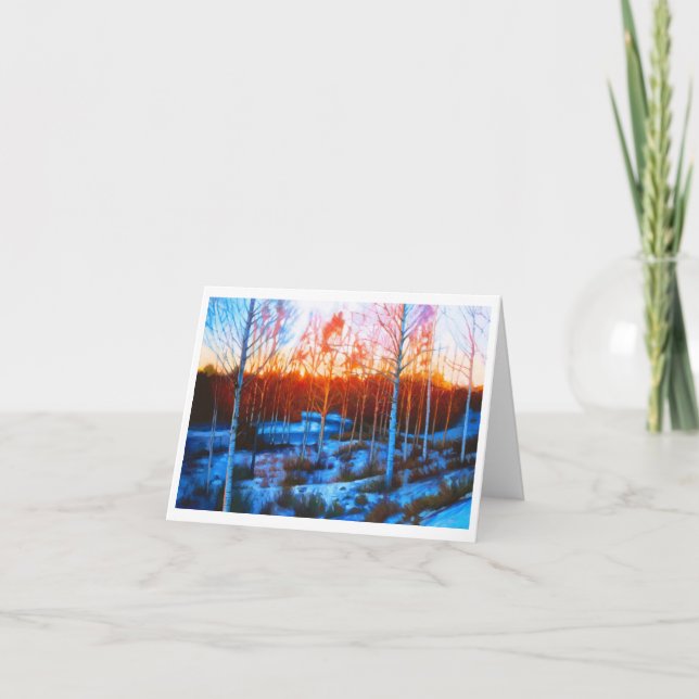 Gefrorener Dalarna Strom Karte (Vorderseite)