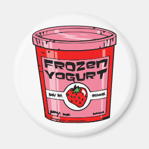 Gefrorener Jogurt Magnet