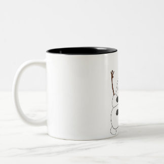 gefrorener Omeletter Zweifarbige Tasse