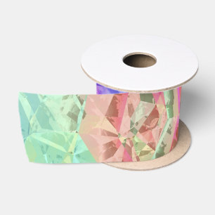 gefrorener Regenbogenkristall : Satinband