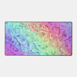 gefrorener Regenbogenkristall : Schreibtischunterlage