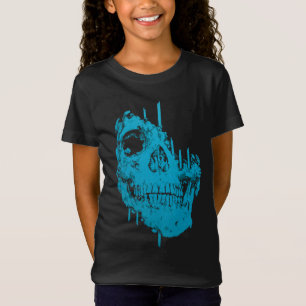 Gefrorener Schädel: Unheimlicher blauer Zerfall T-Shirt