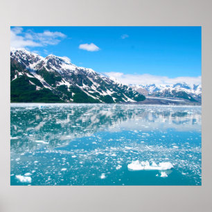 Gefrorener See Alaska Poster