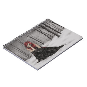 Gefrorenes Herz-Notizbuch Notizblock