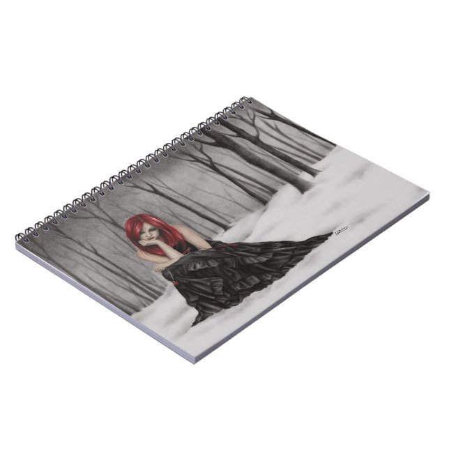 Gefrorenes Herz-Notizbuch Notizblock (Linke Seite)