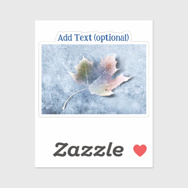 Gefrorenes Leaf Aufkleber (Blatt)