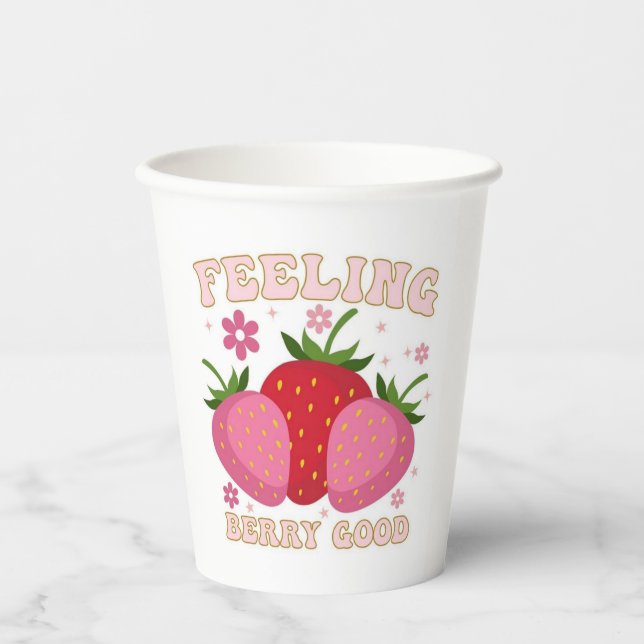 Gefühl Berry Good Pappbecher (Vorderseite)