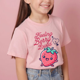 Gefühl Berry Loved Niedlich Strawberry T-Shirt