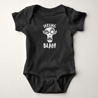 Gefühl Blah Nosferatu Vampire in Weiß Baby Strampler