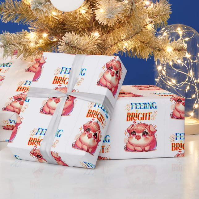 Gefühl Bright Geschenkpapier (Feiertage)
