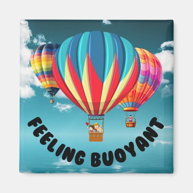 Gefühl Buoyant - Versuchen Sie ballooning Magnet (Vorne)