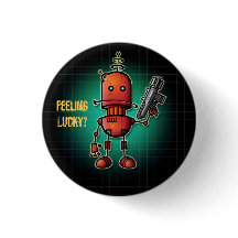 Gefühl coolen Roboter-Sams 'glücklich? '