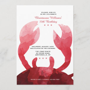 Gefühl Crabby Einladung