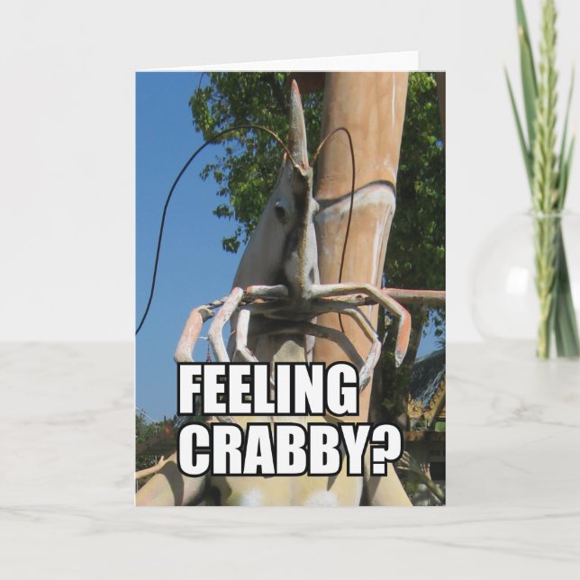 GEFÜHL CRABBY? MEMO KARTE (Vorderseite)