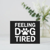 Gefühl Dog müde