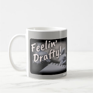Gefühl Drafty Cheeky Author Spaß Kaffeetasse