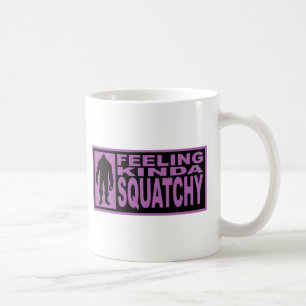 Gefühl ein bisschen Squatchy - Bigfoot lila finde Kaffeetasse