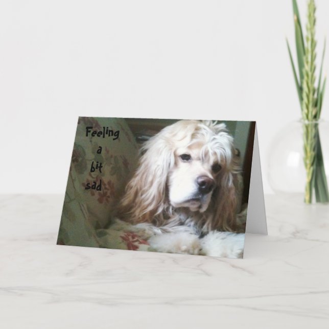 GEFÜHL EIN BISSCHEN ÜBER DIE HILFSKARTE KARTE (Vorderseite)