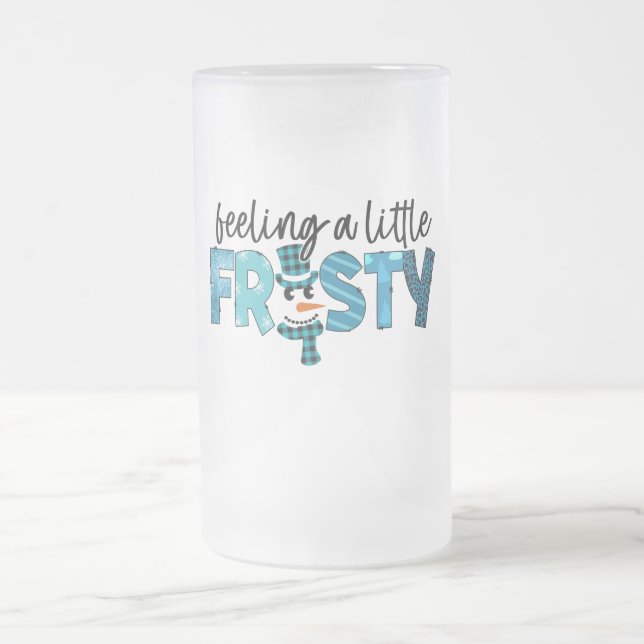 Gefühl ein wenig frostige Sublimierung Mattglas Bierglas (Mittel)