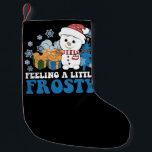 Gefühl ein wenig Frosty Snowman Weihnachten Schnee Kleiner Weihnachtsstrumpf<br><div class="desc">Gefühl ein wenig Frosty Snowman Weihnachten Schnee</div>