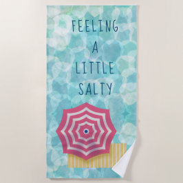Gefühl eines kleinen Salty Life Beach Handtuches Strandtuch