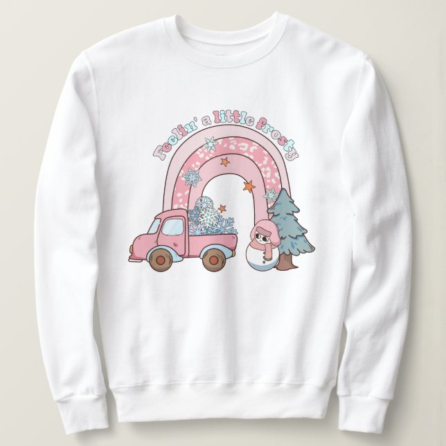 Gefühl etwas frostig sweatshirt (Design vorne)