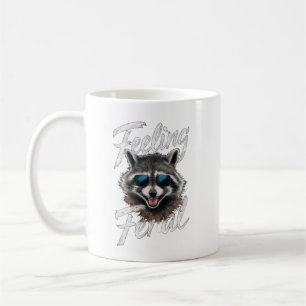 Gefühl Feral Racoon Kaffeetasse