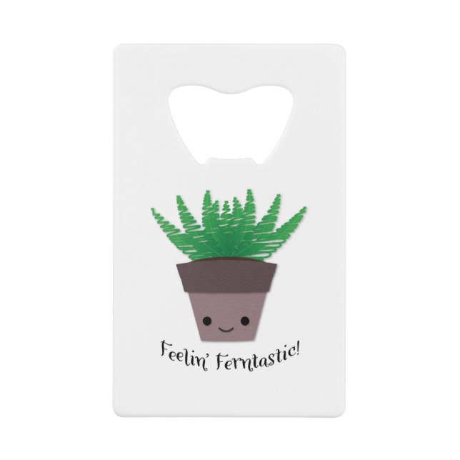 Gefühl Ferntastic Fern Geldbeutel Flaschenöffner (Vorderseite)